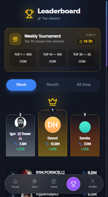 Swiply — Лента игр