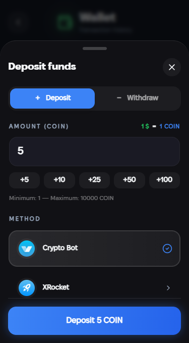 Swiply — Deposit
